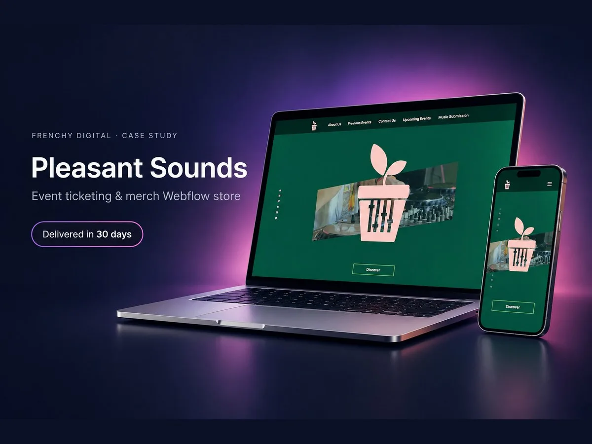 Event Organizer E-commerce : Pleasant Sounds project screenshot