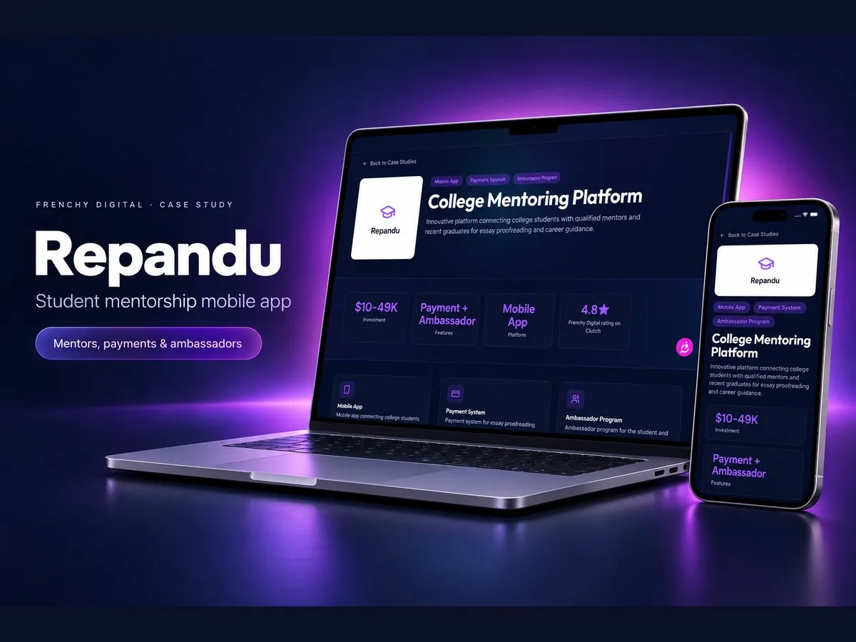 College Mentoring Platform : Repandu project screenshot
