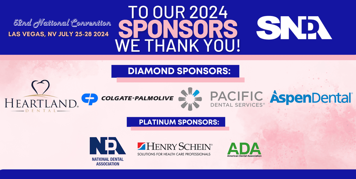 SNDA 2024 Sponsor Banner featuring Frenchy Digital as web development partner
