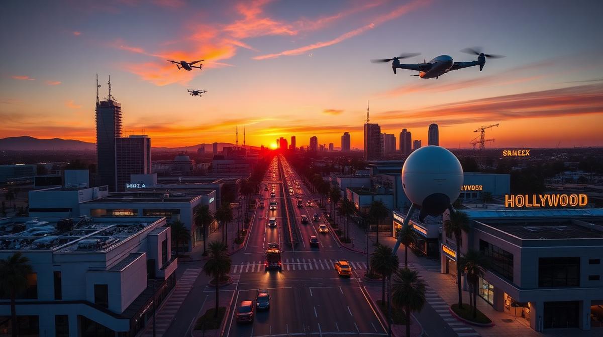 Los Angeles robotics and aerospace ecosystem with SpaceX Hawthorne facility and Silicon Beach tech scene