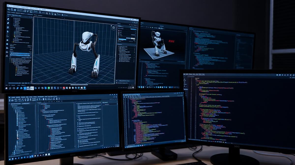 ROS Robot Operating System development environment with Gazebo simulation and RViz visualization